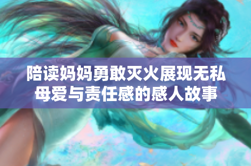 陪读妈妈勇敢灭火展现无私母爱与责任感的感人故事