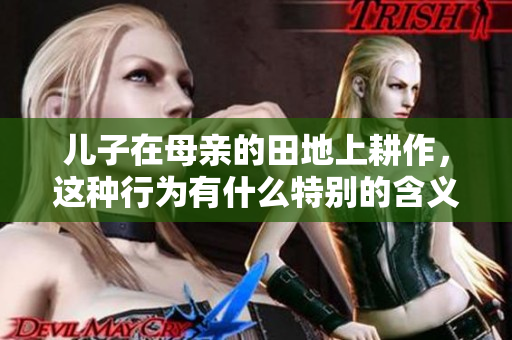 儿子在母亲的田地上耕作，这种行为有什么特别的含义吗