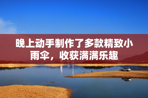 晚上动手制作了多款精致小雨伞，收获满满乐趣