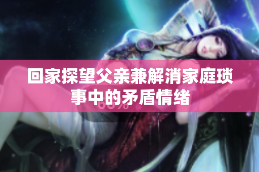回家探望父亲兼解消家庭琐事中的矛盾情绪