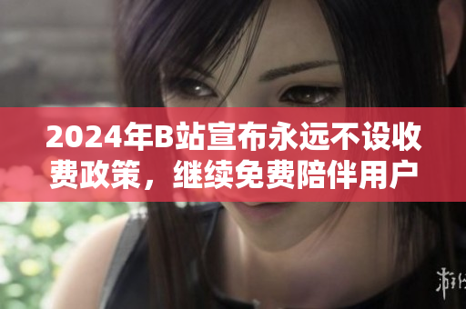 2024年B站宣布永远不设收费政策，继续免费陪伴用户