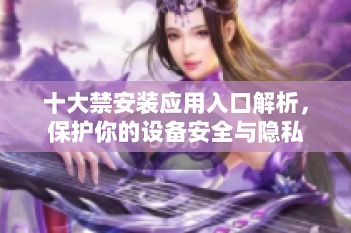 十大禁安装应用入口解析，保护你的设备安全与隐私