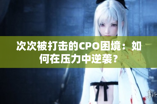 次次被打击的CPO困境：如何在压力中逆袭？
