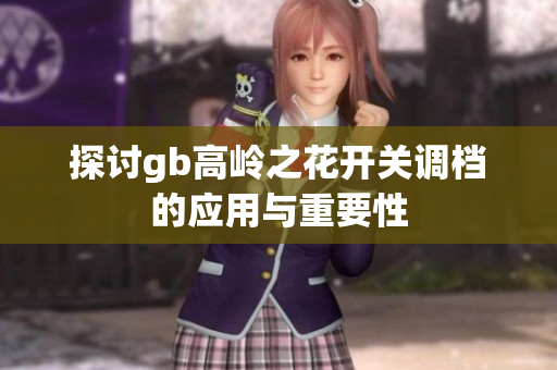 探讨gb高岭之花开关调档的应用与重要性