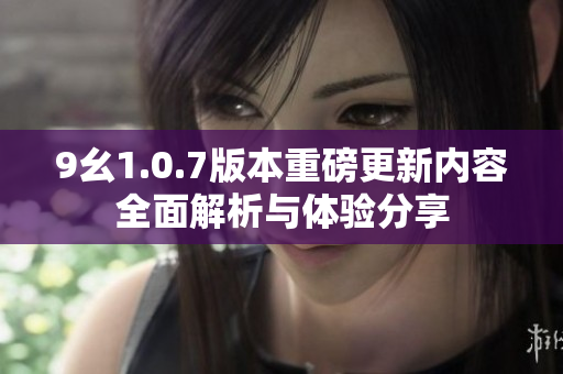 9幺1.0.7版本重磅更新内容全面解析与体验分享