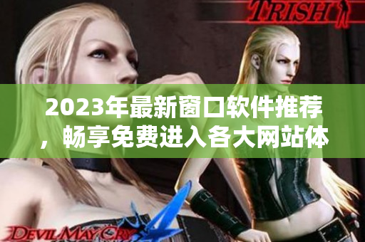 2023年最新窗口软件推荐，畅享免费进入各大网站体验