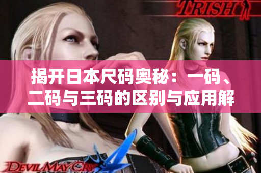 揭开日本尺码奥秘：一码、二码与三码的区别与应用解析