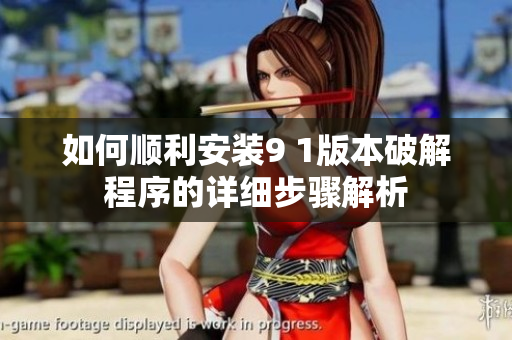 如何顺利安装9 1版本破解程序的详细步骤解析