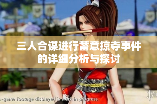 三人合谋进行蓄意掠夺事件的详细分析与探讨