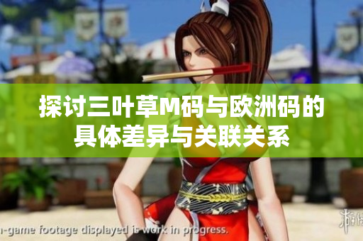 探讨三叶草M码与欧洲码的具体差异与关联关系