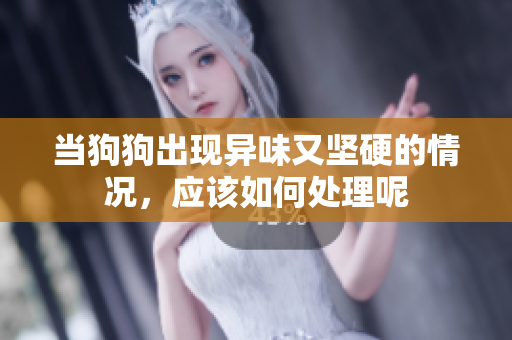 当狗狗出现异味又坚硬的情况，应该如何处理呢