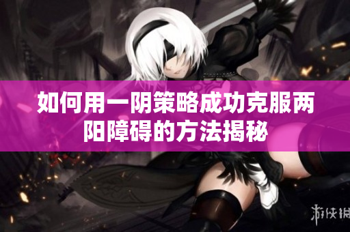 如何用一阴策略成功克服两阳障碍的方法揭秘
