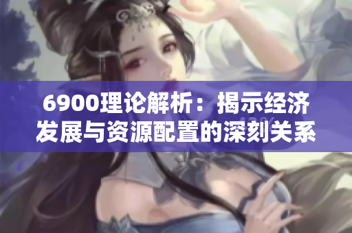 6900理论解析：揭示经济发展与资源配置的深刻关系