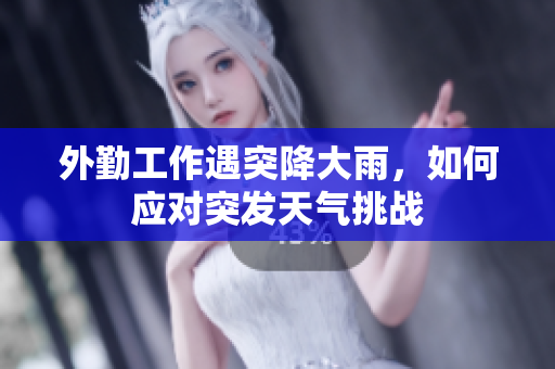 外勤工作遇突降大雨，如何应对突发天气挑战
