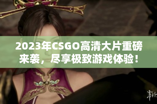 2023年CSGO高清大片重磅来袭，尽享极致游戏体验！