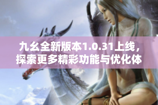 九幺全新版本1.0.31上线，探索更多精彩功能与优化体验