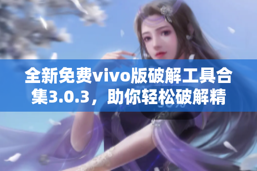 全新免费vivo版破解工具合集3.0.3，助你轻松破解精彩应用