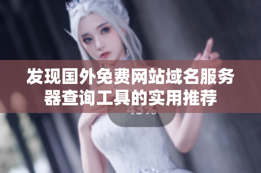 发现国外免费网站域名服务器查询工具的实用推荐