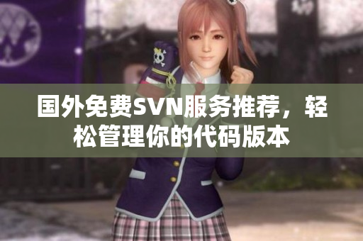 国外免费SVN服务推荐，轻松管理你的代码版本