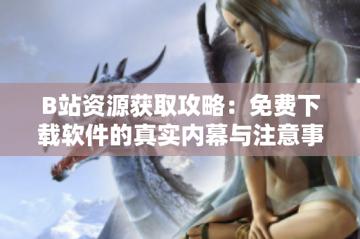 B站资源获取攻略：免费下载软件的真实内幕与注意事项