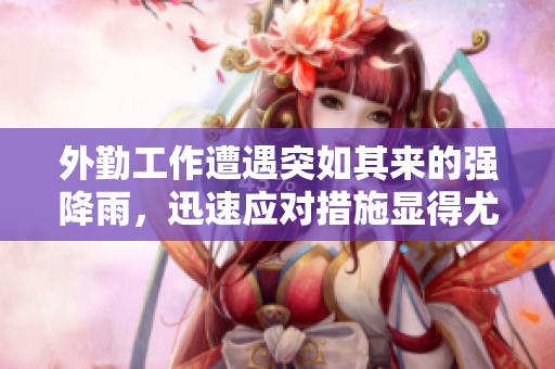外勤工作遭遇突如其来的强降雨，迅速应对措施显得尤为重要