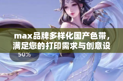 max品牌多样化国产色带，满足您的打印需求与创意设计