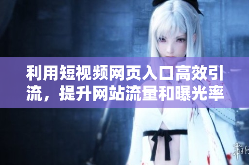 利用短视频网页入口高效引流，提升网站流量和曝光率