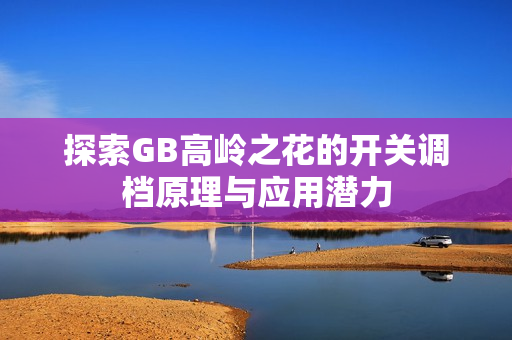 探索GB高岭之花的开关调档原理与应用潜力