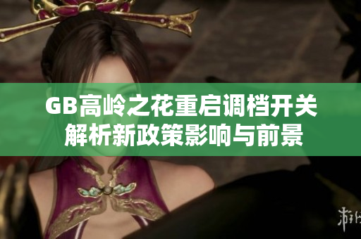 GB高岭之花重启调档开关 解析新政策影响与前景