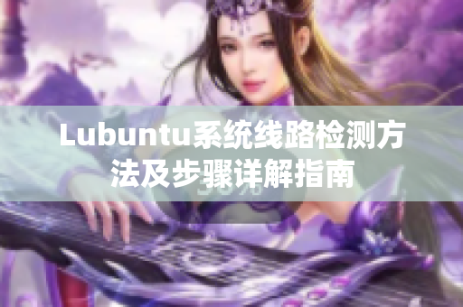 Lubuntu系统线路检测方法及步骤详解指南