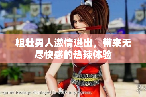 粗壮男人激情进出，带来无尽快感的热辣体验