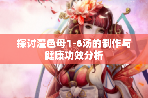 探讨澧色母1-6汤的制作与健康功效分析