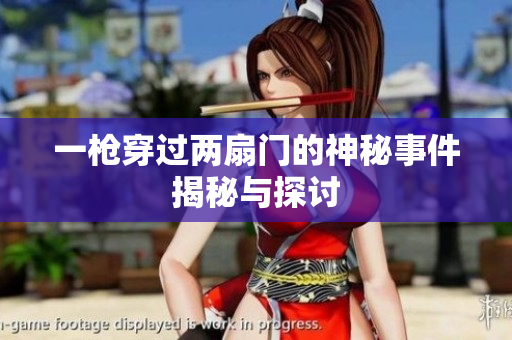 一枪穿过两扇门的神秘事件揭秘与探讨