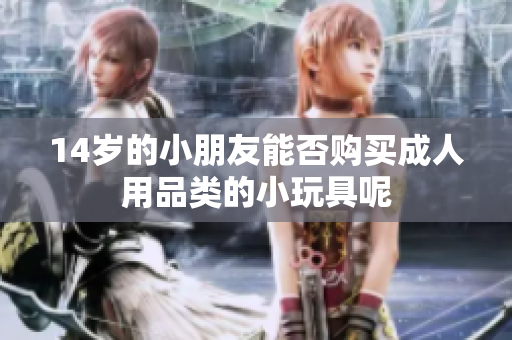 14岁的小朋友能否购买成人用品类的小玩具呢