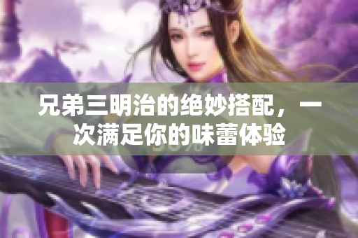 兄弟三明治的绝妙搭配，一次满足你的味蕾体验