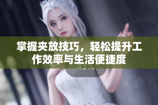 掌握夹放技巧，轻松提升工作效率与生活便捷度