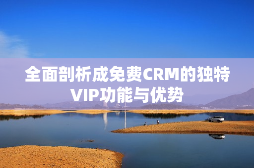 全面剖析成免费CRM的独特VIP功能与优势