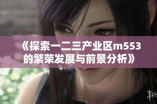 《探索一二三产业区m553的繁荣发展与前景分析》
