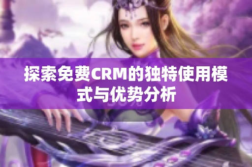 探索免费CRM的独特使用模式与优势分析