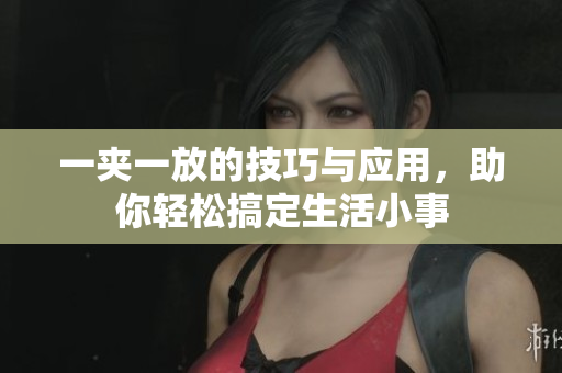 一夹一放的技巧与应用，助你轻松搞定生活小事