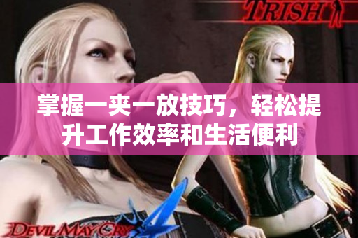 掌握一夹一放技巧，轻松提升工作效率和生活便利