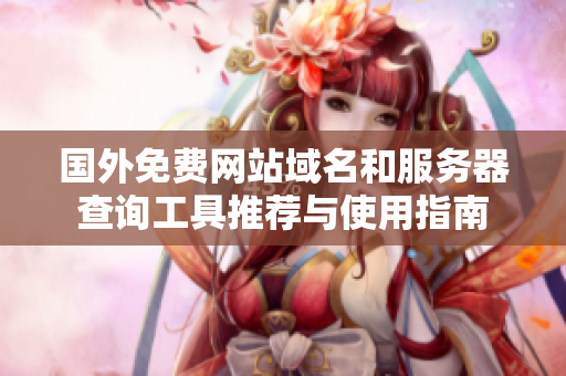 国外免费网站域名和服务器查询工具推荐与使用指南