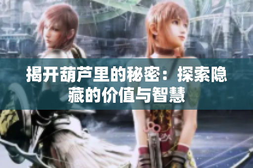 揭开葫芦里的秘密：探索隐藏的价值与智慧
