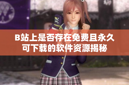 B站上是否存在免费且永久可下载的软件资源揭秘
