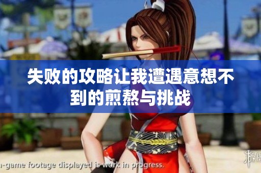 失败的攻略让我遭遇意想不到的煎熬与挑战