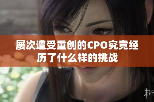 屡次遭受重创的CPO究竟经历了什么样的挑战
