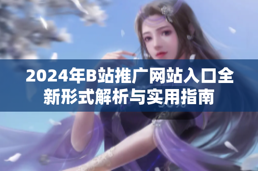 2024年B站推广网站入口全新形式解析与实用指南
