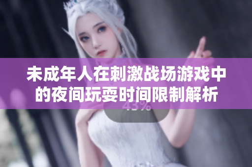 未成年人在刺激战场游戏中的夜间玩耍时间限制解析