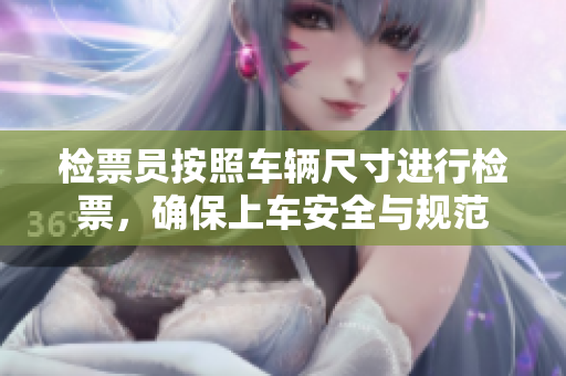 检票员按照车辆尺寸进行检票，确保上车安全与规范