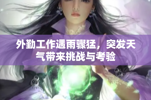 外勤工作遇雨骤猛，突发天气带来挑战与考验